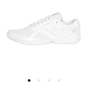 Women’s Varsity Rise cheer shoes, white, size 6.5.  Good condition.